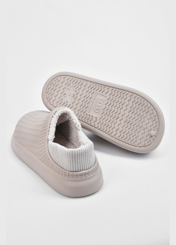 Калоші дитячі без задника бежевого кольору Let's Shop (313032403)