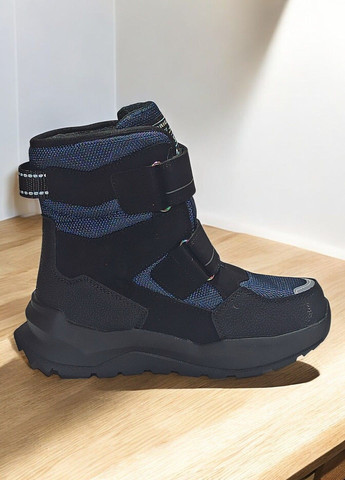 Термо черевики дутики зимові для хлопчика на овчині липучках 01210А Biki (305391852)