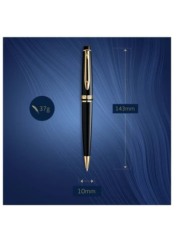 Ручка шариковая EXPERT Black GT BP + чехол + подарочная упаковка GIFT24 (20 021b24) Waterman EXPERT Black GT BP + чохол + подар.упаковка GIF (400052863)