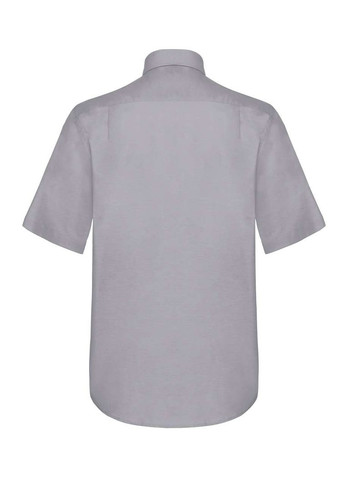 Светло-серая классическая, кэжуал рубашка Fruit of the Loom