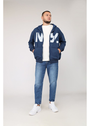 Толстовка на молнии мужская цвет синий ЦБ-00281918 Yuki (355183497)