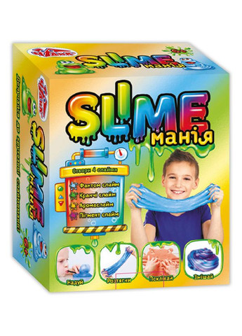 Набір для слаймів Slime манія (хлопчики) 6+ (4823076147259) Ranok Creative (279581391)