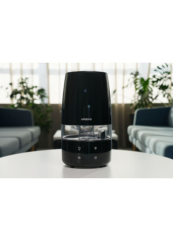 Зволожувач повітря ультразвуковий, 30м2, 4л, 280мл/г, електр. кер-ння, пульт ДК, верх. залив води, дисплей, чорний Ardesto (316680616)