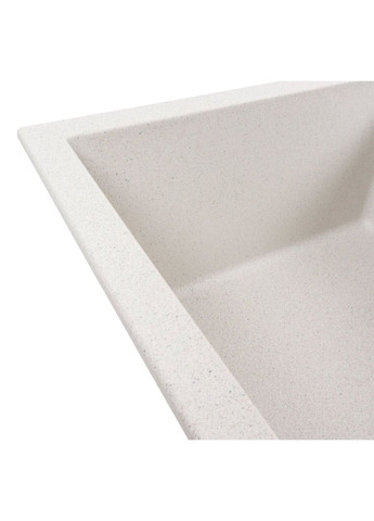 Комплект: Мийка LOTOS 6550 біла в крапку + Змішувач NS02A білий в крапку + Сифон 1041 Valeso (362210007)