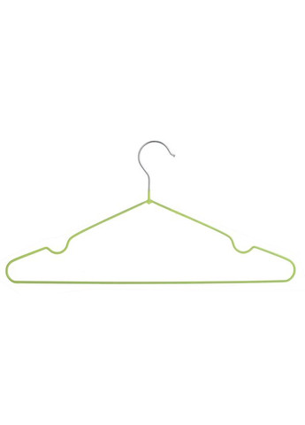 Набор вешалок для одежды 40.5х21х0.3 см 8 шт Green (6722134) IDEA HOME (280943938)