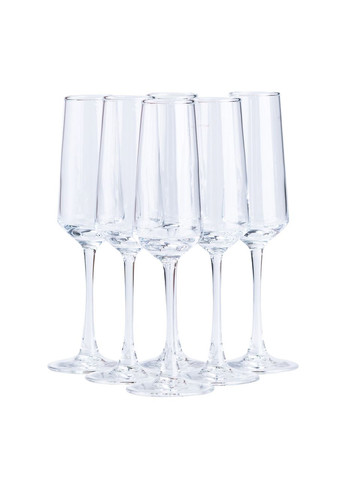 Бокалы для шампанского на высокой ножке 6 шт TS Kitchen HP564 (317511706)