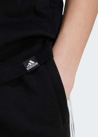 Черная демисезонная футболка graphic kids adidas