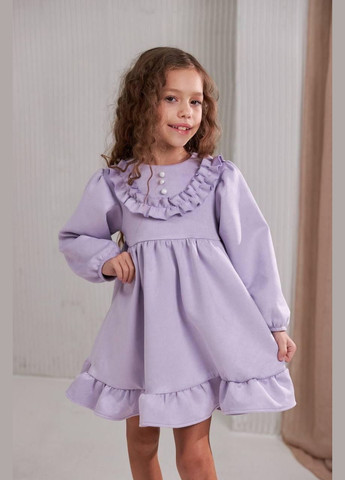 Лавандова плаття дитяче замшеве на дівчинку No Brand (351502534)