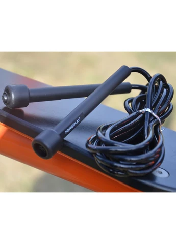 Оригінал! Скакалка 4201 Basic Jump Rope Чорна (2,8m.) PowerPlay (391638623)