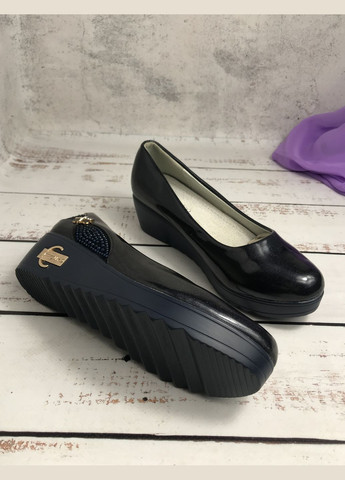 Туфлі дитячі лаковані для дівчинки Темно-синій (802) W.Niko (347236262)