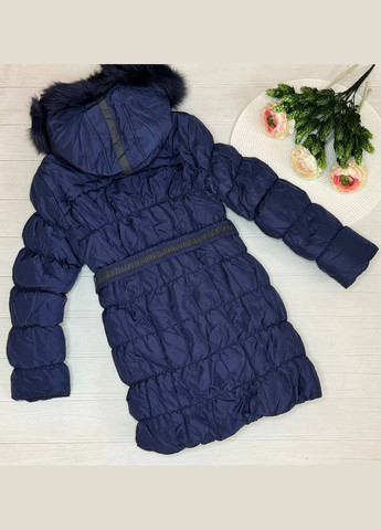 Синее демисезонное Пальто девственниц. зима 0036 Ohccmith