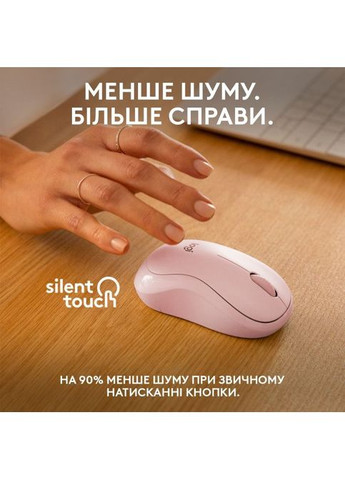 Мишка (910-007121) Logitech M240 Silent Bluetooth Rose (316223047)