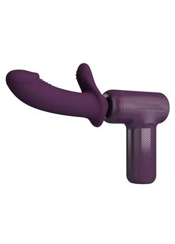 Вибратор пистолет для точки G фиолетовый PRETTY LOVE Dj Doctor Massage Gun LyBaile (382842933)