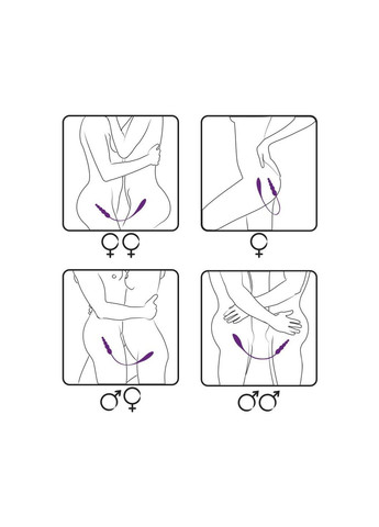 Вібратор двосторонній AD-2X з пультом LRS Adrien Lastic (316226238)