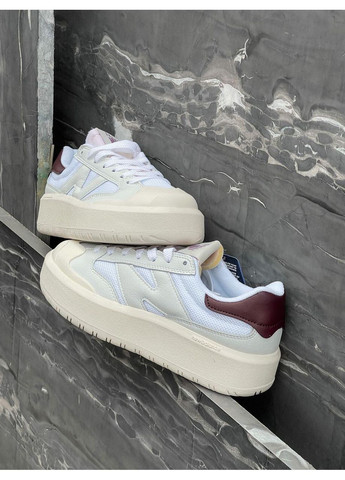 Белые демисезонные кроссовки мужские new balance ct 302 white brown нью беланс ct302 No Brand