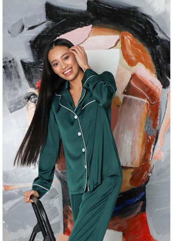 Зелена всесезон піжама Модельєр