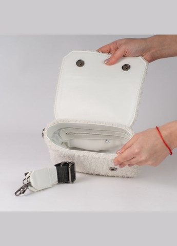 Сумка жіноча хутряна крос-боді на зиму JUGO №36-23 (322221496)