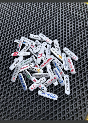 Логотип шильдик авто NEW Шокоду на килимку ЕВА Skoda (342328422)