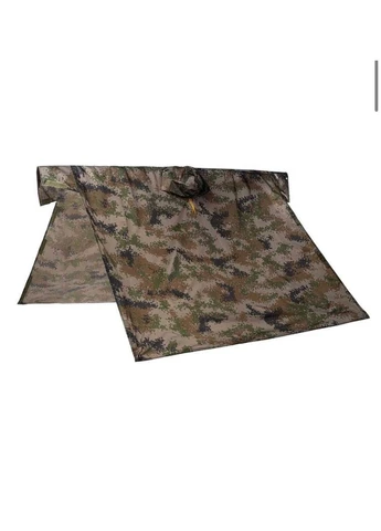 Маскировочное пончо дождевик Tundra poncho в чехле (Пиксель) No Brand (332635997)