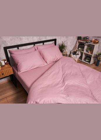 Комплект постельного белья Satin Stripe полуторный 143х210 наволочки 2х50х70 (MS-820003551) Moon&Star Stripe Candy (288043780)