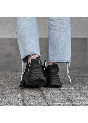 Черные демисезонные женские кроссовки emp Veagia