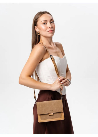 Женская сумка кросс-боди 2213 замшевая велюр наппа No Brand (366872020)