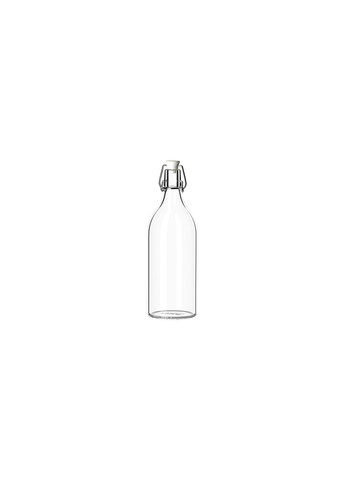 Пляшка з пробкою ІКЕА 1 л скляна IKEA (272150157)