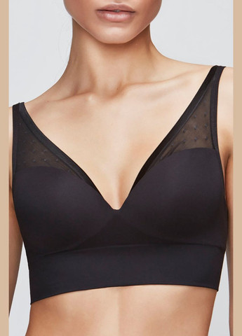 Чорний корбей формований бюстгальтер без кісточок Gisela без кісточок