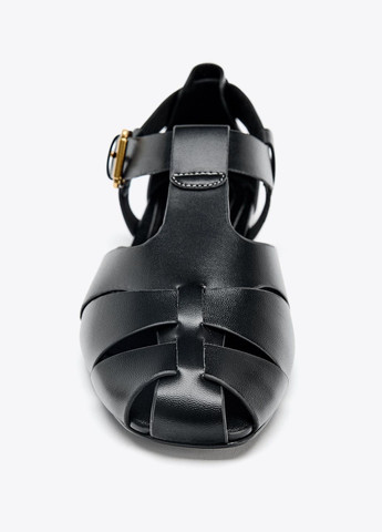 Черные босоножки Zara