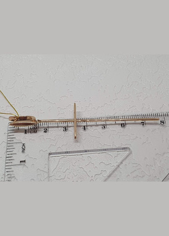 Золотые серьги Крестики. 1С283/00Б PlatoN (302975403)