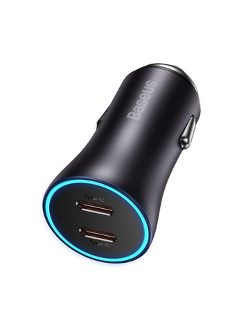 АЗП Golden Contactor Pro 40W Type-C + Type-C dark gray Baseus (372460766)