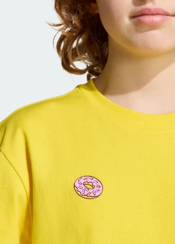Жовта демісезонна футболка the simpsons graphics kids adidas