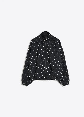 Черная демисезонная куртка Bershka