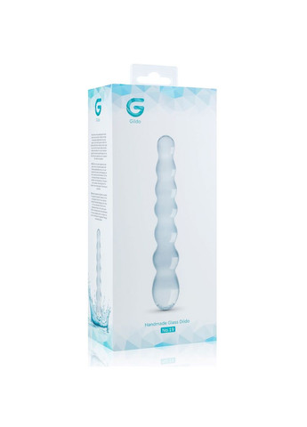 Скляний ділдо у вигляді намистин Glass Dildo No. 19 Gildo (297587131)
