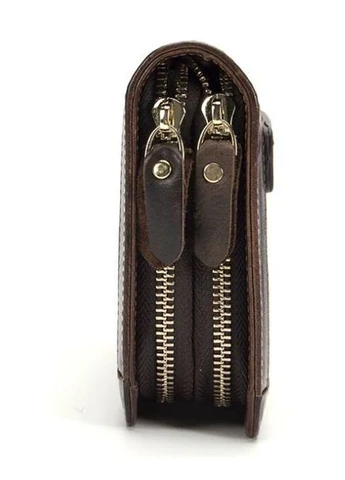 Клатч мужской с ремнем Коричневый 21,5х12х4 см Vintage (391862309)