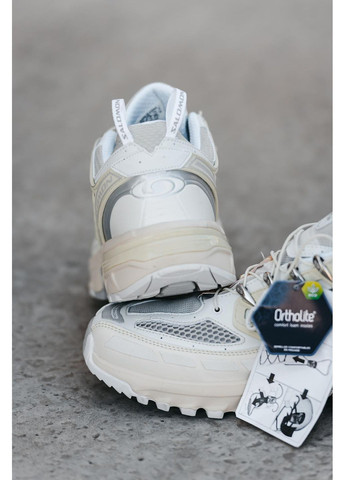 Білі Осінні кросівки чоловічі salomon acs pro white саломон No Brand