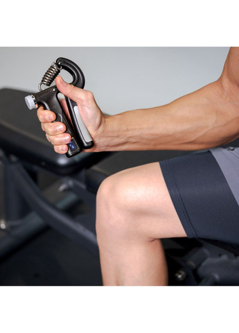 Эспандер регулируемый 10-100кг с счетчиком черный Gymtek (361951849)