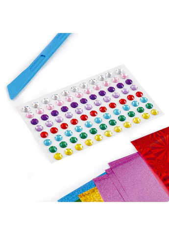 Набір для творчості "Foil Art Чарівні тварини" VT4433-10 фольга, шпатель, стрази Vladi toys (308794706)