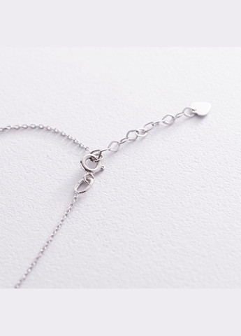 Колье Ласточка в белом золоте (фианит) кол01920 45 Oniks (264022894)