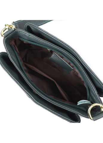 Елегантна шкіряна сумка для жінок з трьома відділеннями 22977 Vintage (348430344)