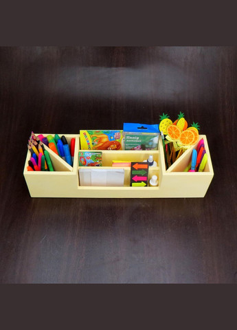 Органайзер настільний з дерева Колумбус лимонад (КНЦ-002851) No Brand (328226087)