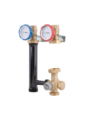 Насосная группа с ручной регулировкой и термостатическим смесителем правое подключение 1 1/2"x3/4" №R004 Icma 93R004AED5505 (341326417)