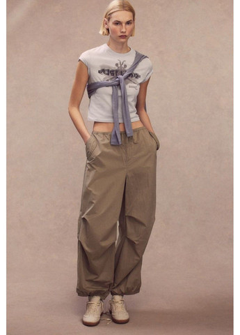 Жіночі штани-парашути Н&М (56832) XS Бежеві H&M (288838910)