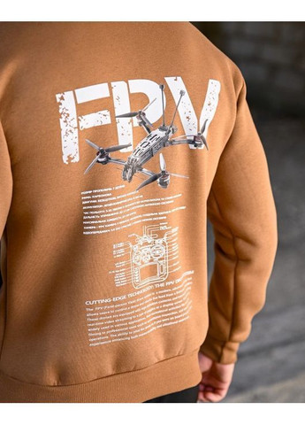 Тактичне чоловіче худі на флісі FPV Дрон койот No Brand (363222669)