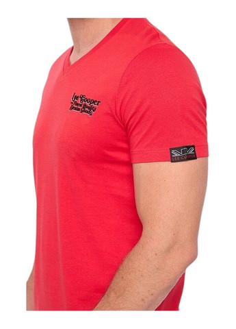 Красная футболка мужская Lee Cooper