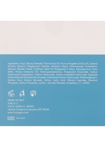 Крем для відновлення контуру з ефектом ультраліфтингу Hyaluronic InstaLift Reshaping Ultra Lift Cream 50ml (1004325-25640) K-surgery (368869646)