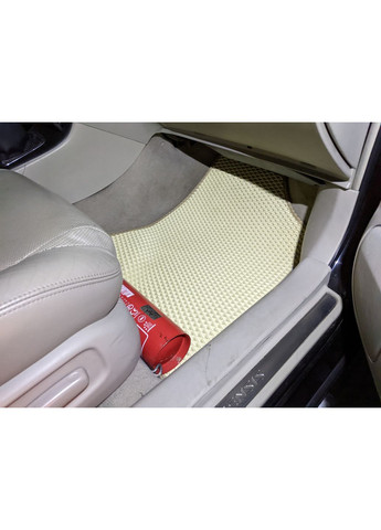 Килимки в салон з 3Д лапою для Toyota (T 25) 2003-2009,Бежевий Eva Avensis (360614996)