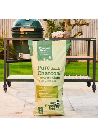 Вугілля деревне бездимне 9 кг 818924 Big Green Egg (350229767)