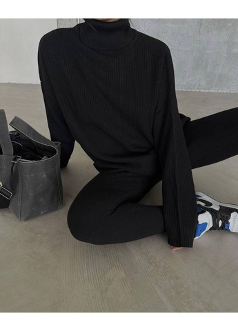 Жіночий костюм з лосинами на флісі No Brand (361954099)