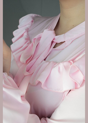 Светло-розовая блузка "edith" Marzo Atelier Жіноча блузка